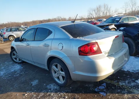 2012 Dodge Avenger Sxt z USA, uszkodzony, nr VIN 1C3CDZCB8CN290678